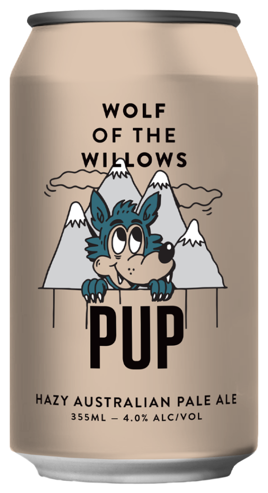 Wolf Of The Willows PUP Hazy Australian Pale Ale 355ml