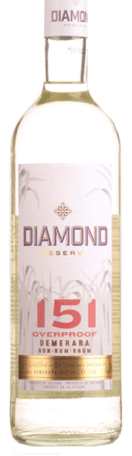 El Dorado Diamond Reserve 151 Overproof White Rum 750ml