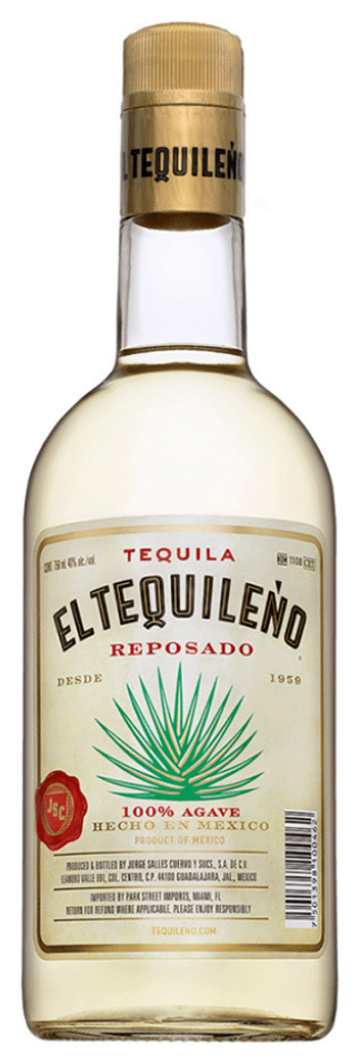 El Tequileño Reposado Tequila 750ml