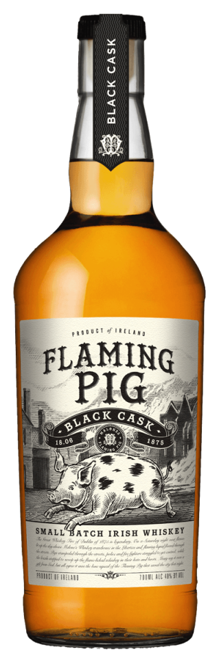Flaming Pig Black Cask Irish Whiskey 700ml