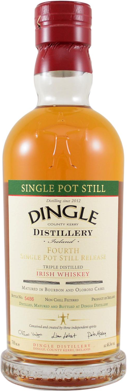 Dingle 4th Single Pot Still Release Irish Whiskey 700ml