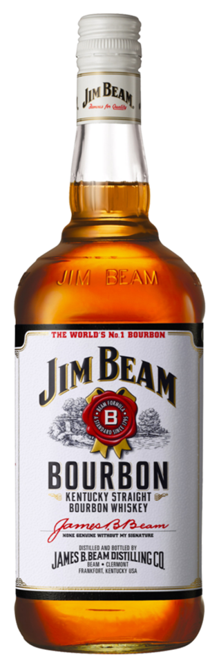 Jim Beam White Kentucky Straight Bourbon Whiskey 700ml