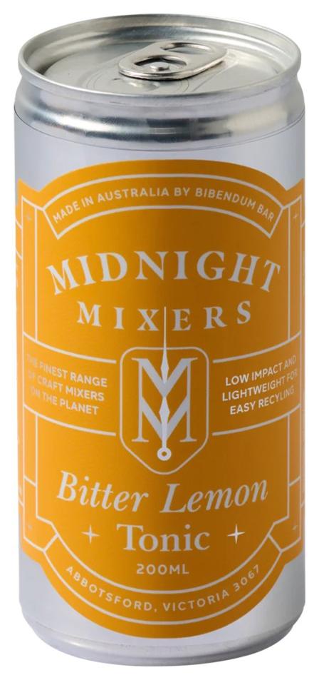Midnight Mixers Bitter Lemon Tonic 200ml