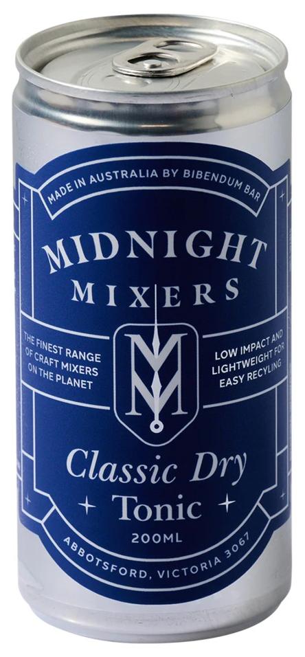 Midnight Mixers Classic Dry Tonic 200ml