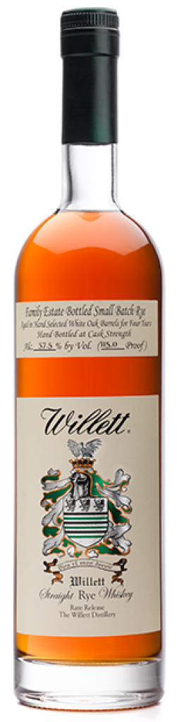 Willett 4 Year Old Rye Whiskey 750ml