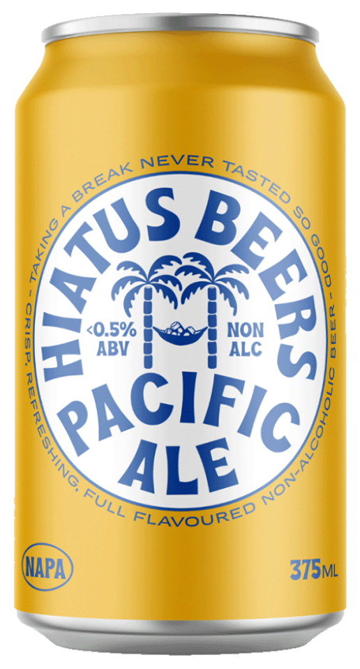 Hiatus Beers Non Alcoholic Pacific Ale 375ml