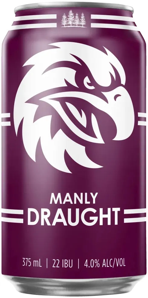 4 Pines Manly Warringah Eagles Lager 24 Pack Cans 375ml | Barrel & Batch