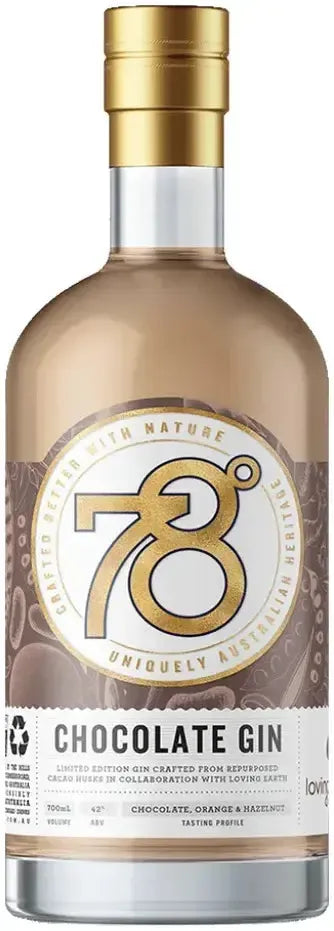 Buy 78 Degrees Chocolate Gin 700ml Online at Barrel and Batch