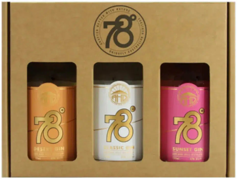 Buy 78 Degrees Gin Giftpack 600ml Online at Barrel and Batch