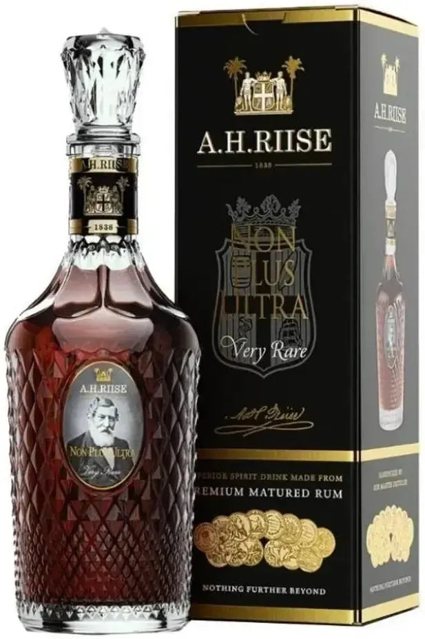 Buy A.H. Riise Non Plus Ultra Very Rare Rum Gift Box 700ml Online at Barrel and Batch