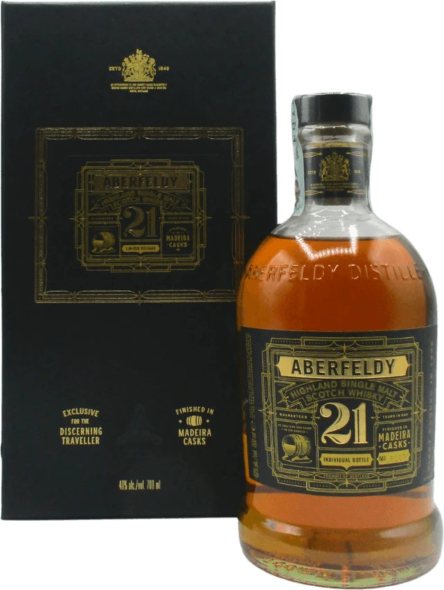 Aberfeldy 21 Year Old Madeira Cask Single Malt Scotch Whisky 700ml | Barrel & Batch