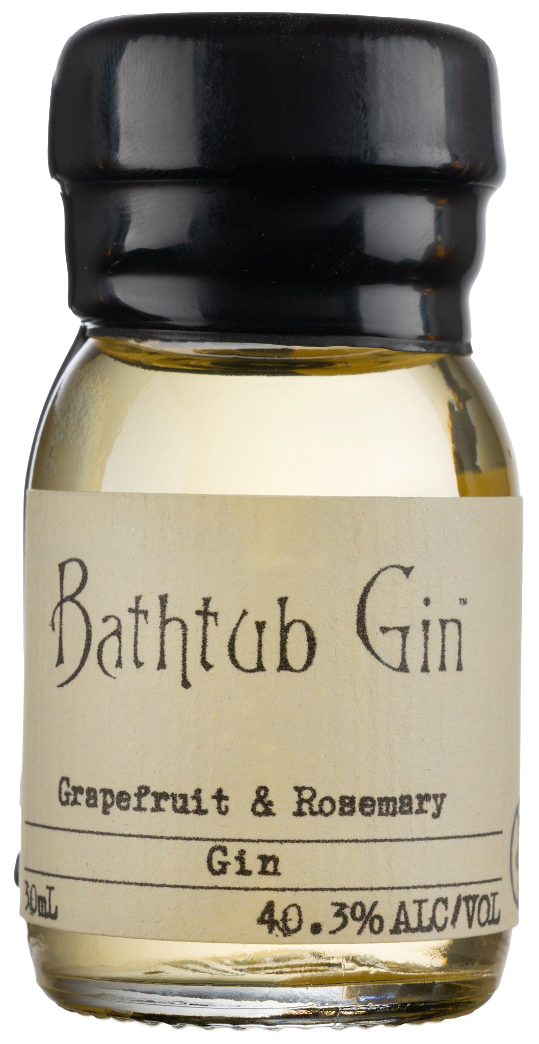 Ableforths Bathtub Gin - Grapefruit & Rosemary Gin 30ml | Barrel & Batch