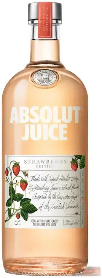Buy Absolut Juice Edition Strawberry Vodka 500ml Online at Barrel and Batch