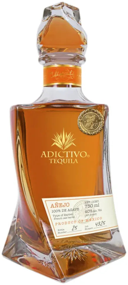Adictivo Anejo Tequila 750ml-Spirits-Adictivo-Afterpay-Alcohol-Delivery-Barrel-and-Batch-
