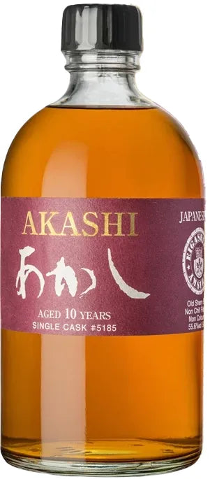 Akashi 10 Year Old Sherry Cask Single Malt Japanese Whisky 500ml