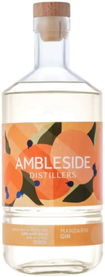 Ambleside Distillers Mandarin Gin 700ml-Spirits-Ambleside Distillers-Afterpay-Alcohol-Delivery-Barrel-and-Batch-