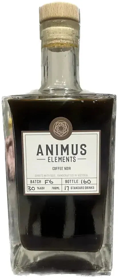 Buy Animus Elements Coffee Noir Liqueur 700ml Online at Barrel and Batch