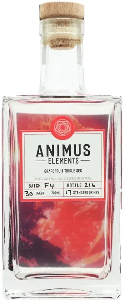 Buy Animus Grapefruit Triple Sec 700ml Online at Barrel and Batch