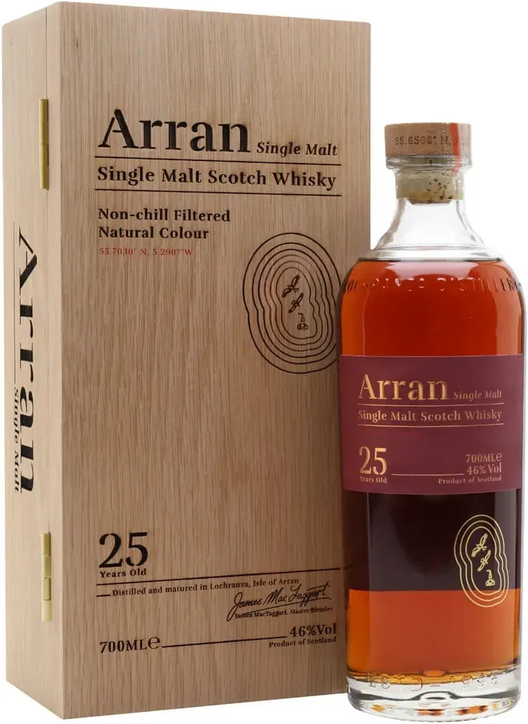 Buy Arran 25 Year Old Single Malt Scotch Whisky 700ml Online at Barrel and Batch