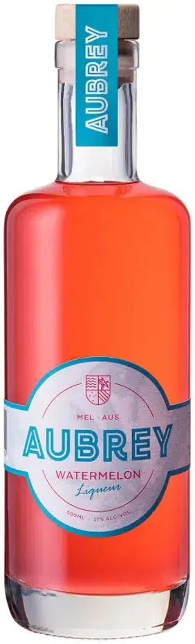 Aubrey Watermelon Liqueur 700ml-Spirits-Aubrey-Afterpay-Alcohol-Delivery-Barrel-and-Batch-