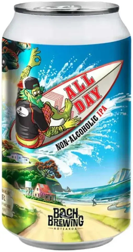 Buy Bach Brewing All Day Hazy Non-alcoholic Ipa 330ml Online at Barrel and Batch