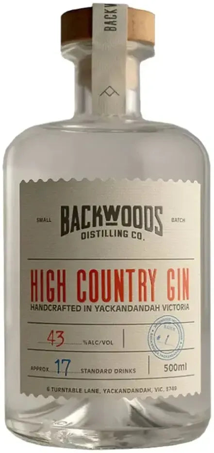 Buy Backwoods High Country Gin 500ml Online at Barrel and Batch