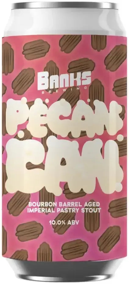 Buy Banks Brewing Pecan Can Imperial Pastry Stout 500ml Online at Barrel and Batch