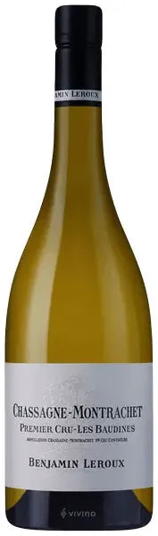 Buy Benjamin Leroux Chassagne-Montrachet 1er Cru Les Baudines 2022 750ml Online at Barrel and Batch