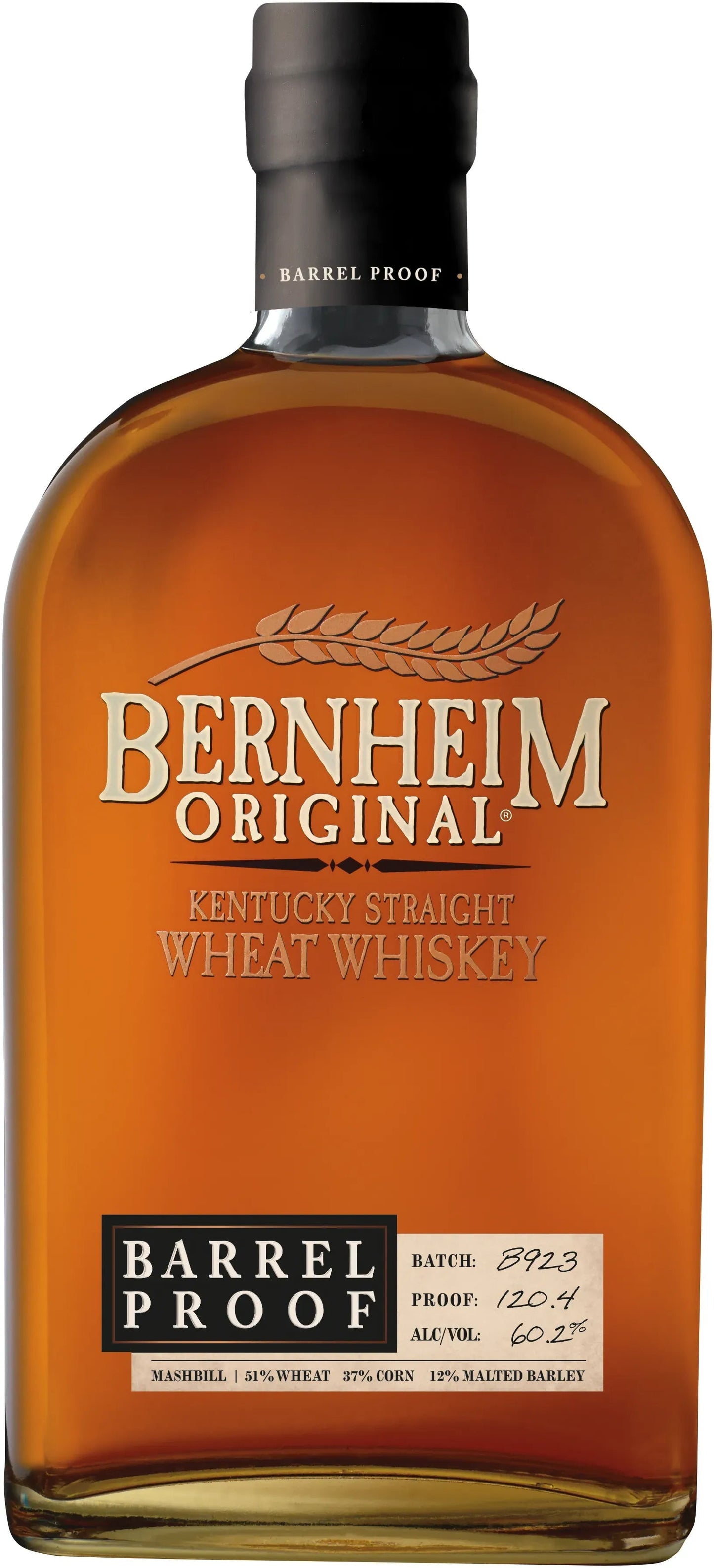 Bernheim Original Barrel Proof B923 Kentucky Straight Wheat Whiskey 750ml-Spirits-Heaven Hill Distillery-Afterpay-Alcohol-Delivery-Barrel-and-Batch-