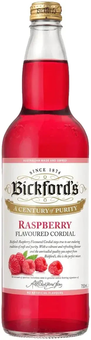 Buy Bickfords Raspberry Cordial 750ml Online at Barrel and Batch