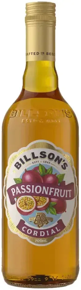Buy Billson's Passionfruit Cordial 700ml Online at Barrel and Batch