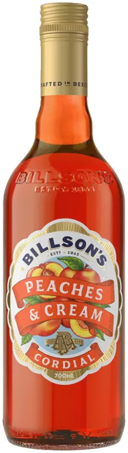 Billson's Peaches & Cream Cordial 700ml-Non-Alcoholic-Billson's-Afterpay-Alcohol-Delivery-Barrel-and-Batch-