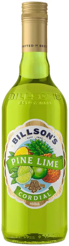 Billson's Pine Lime Cordial 700ml-Non-Alcoholic-Billson's-Afterpay-Alcohol-Delivery-Barrel-and-Batch-