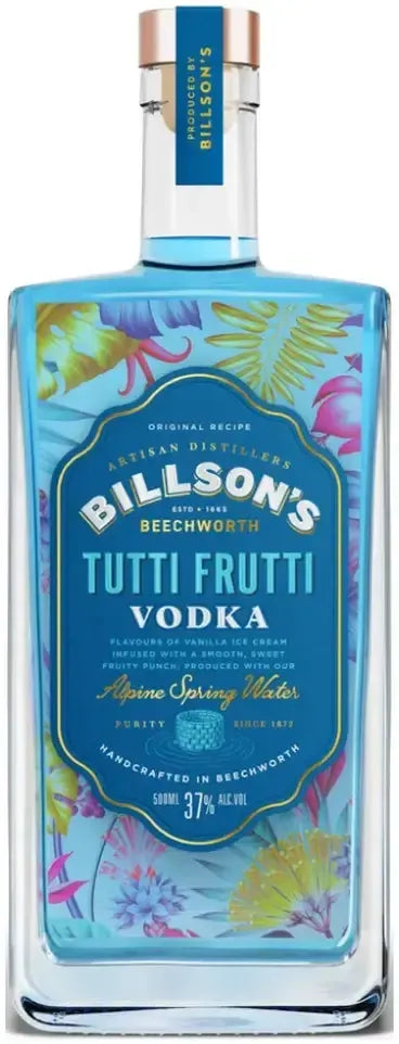Buy Billson's Tutti Frutti Vodka Spirit 500ml Online at Barrel and Batch