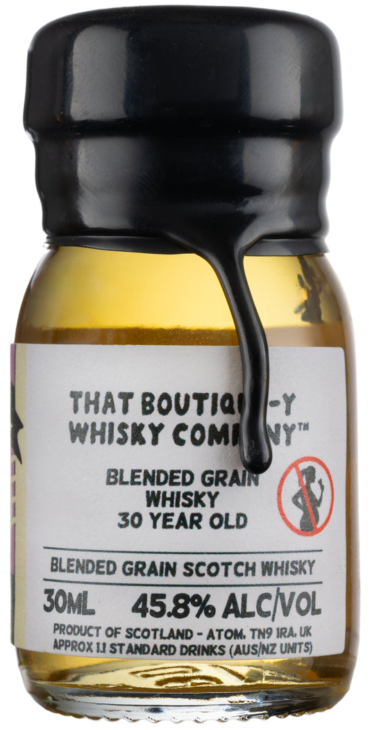 Buy That Boutique-y Whisky Company 30 Year Old Blended Grain Scotch Whisky 30ml Online at Barrel and Batch