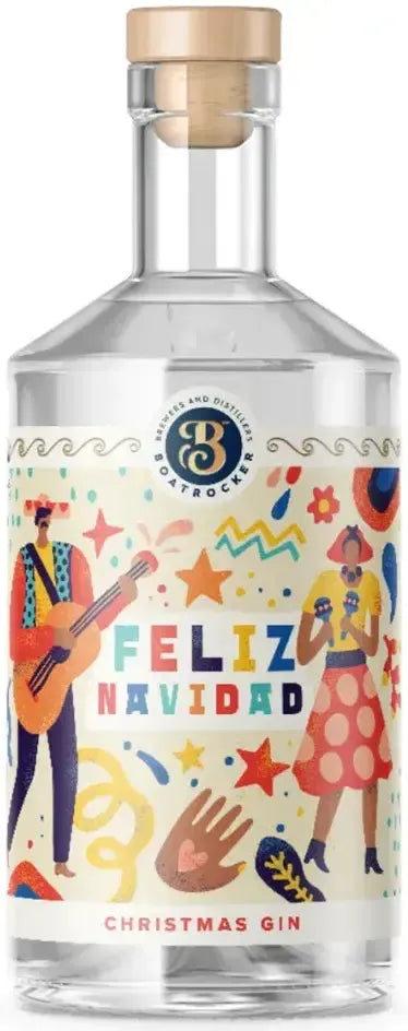Buy Boatrocker Feliz Navidad Christmas Gin 500ml Online at Barrel and Batch