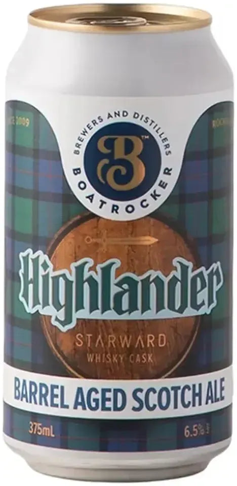 Buy Boatrocker Highlander Barrel Aged Scotch Ale 375ml Online at Barrel and Batch