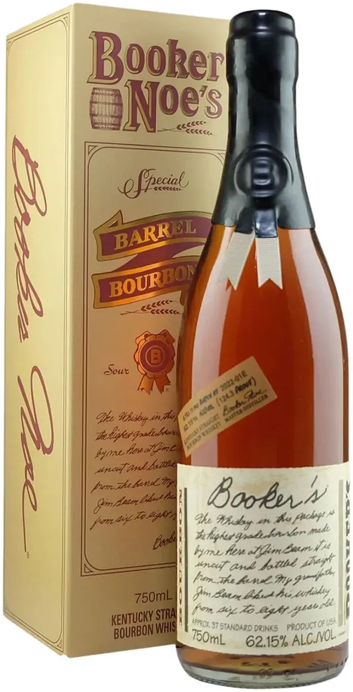 Buy Booker's Noe’s Barrel Bourbon 62.15% (Batch 2022-01E) 750ml Online at Barrel and Batch