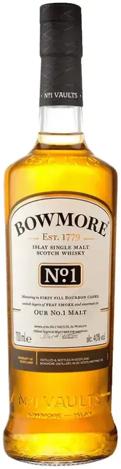 Buy Bowmore No 1 Single Malt Scotch Whisky 700ml Online at Barrel and Batch