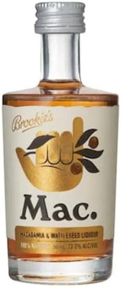 Buy Brookie's Mac Liqueur Pack of 12 50ml Online at Barrel and Batch