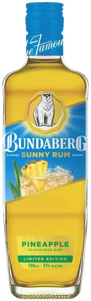 Bundaberg Pineapple Sunny Rum 700ml-Spirits-Bundaberg-Afterpay-Alcohol-Delivery-Barrel-and-Batch-