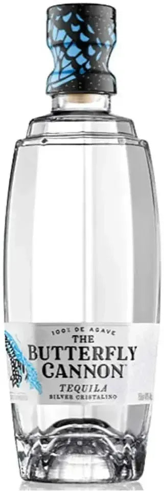 Buy Butterfly Cannon Cristalino Silver Tequila 750ml Online at Barrel and Batch