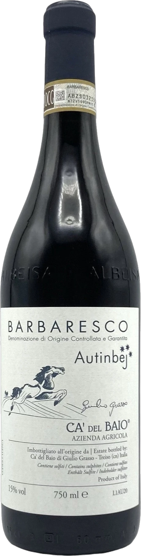 Ca' del Baio Barbaresco Autinbej 2023 750ml | Barrel & Batch