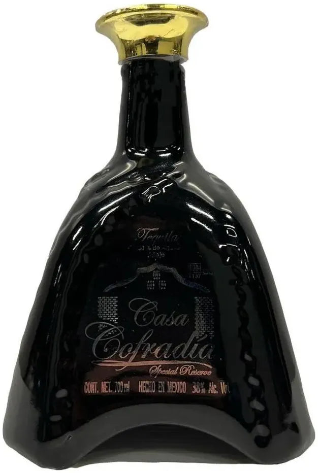 Casa La Cofradia Ceramica Anejo Tequila 700ml-Spirits-La Cofradia-Afterpay-Alcohol-Delivery-Barrel-and-Batch-