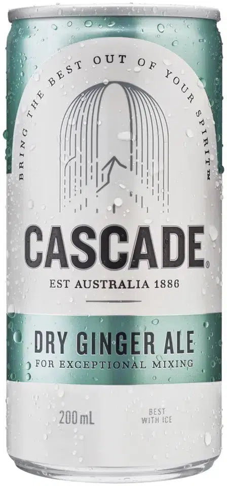 Buy Cascade Dry Ginger Ale 200ml Online at Barrel and Batch
