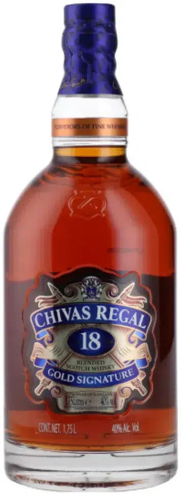 Buy Chivas Regal 18 Year Old Blended Malt Scotch Whisky 1.75L Online at Barrel and Batch