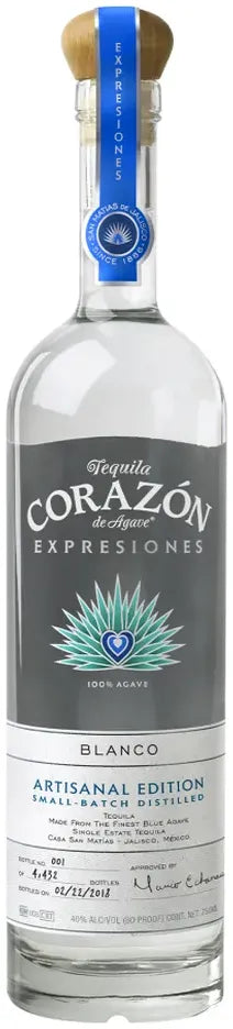 Corazon Expression Artisanal Edition Blanco Tequila 750ml-Spirits-Corazon-Afterpay-Alcohol-Delivery-Barrel-and-Batch-