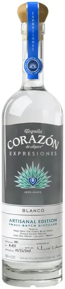 Buy Corazon Expression Artisanal Edition Blanco Tequila 750ml Online at Barrel and Batch