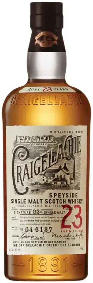Craigellachie 23 Year Old Single Malt Scotch Whisky 700ml-Spirits-Craigellachie-Afterpay-Alcohol-Delivery-Barrel-and-Batch-