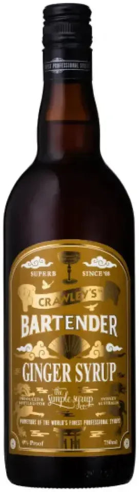Buy Crawleys Ginger Syrup 750ml Online at Barrel and Batch